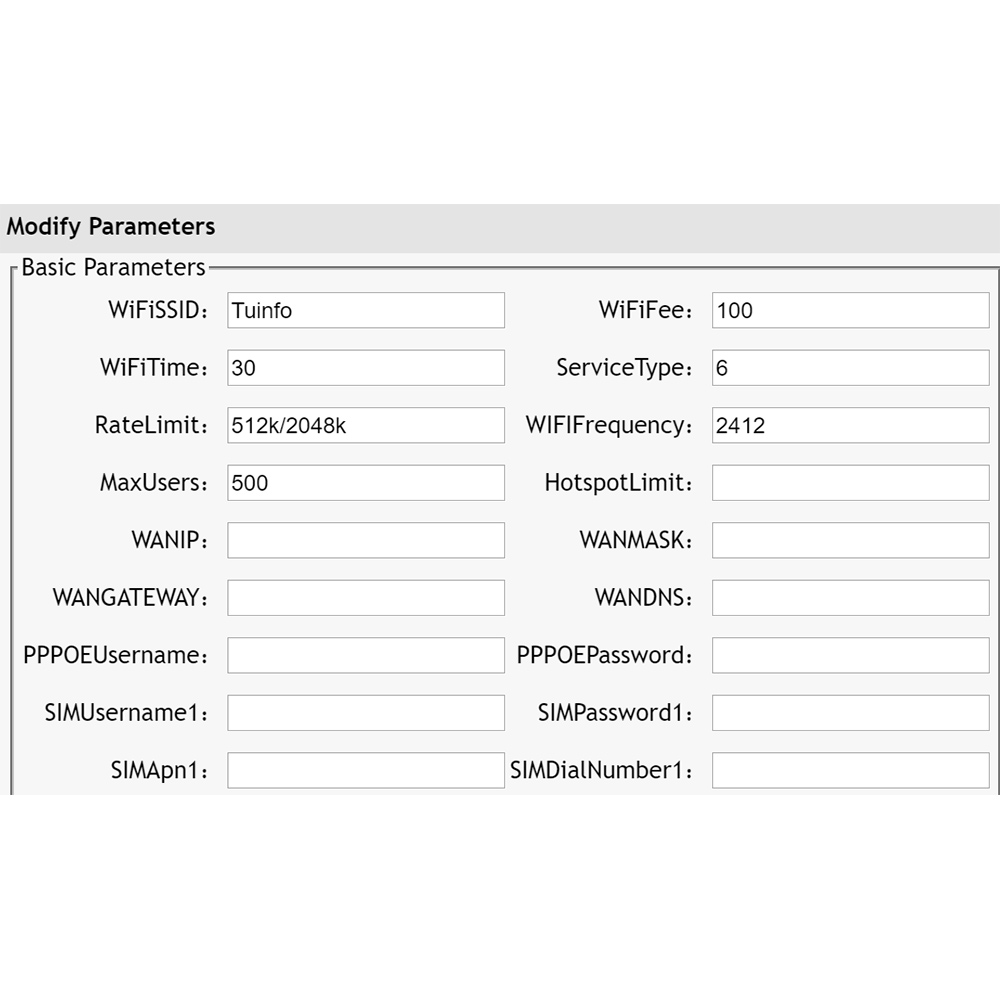 Configuration Interface